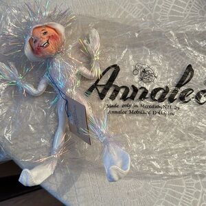 Annalee movable doll. Vintage with bag